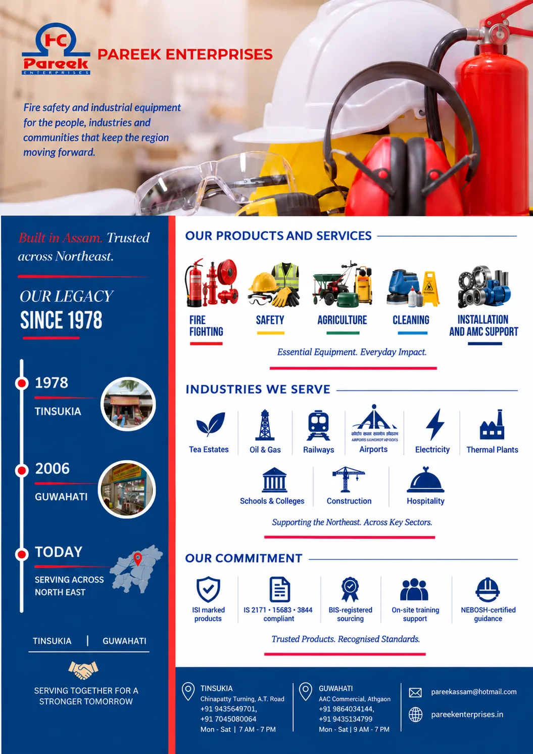 Pareek Enterprises magazine print ad