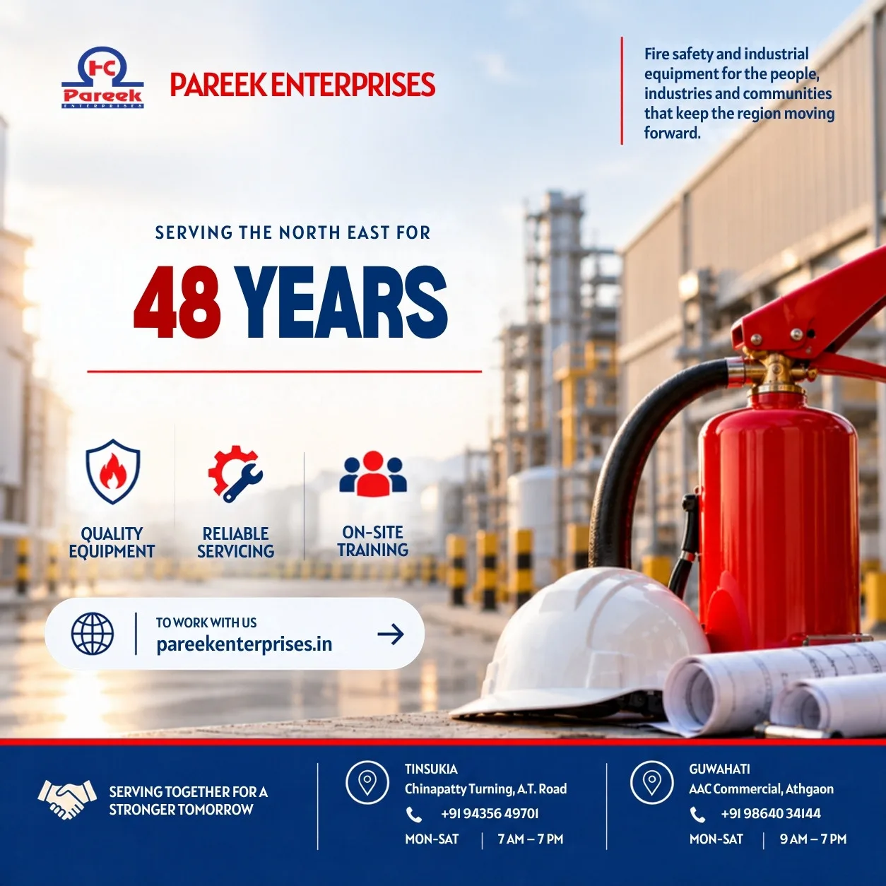 Pareek Enterprises 48 years brand post